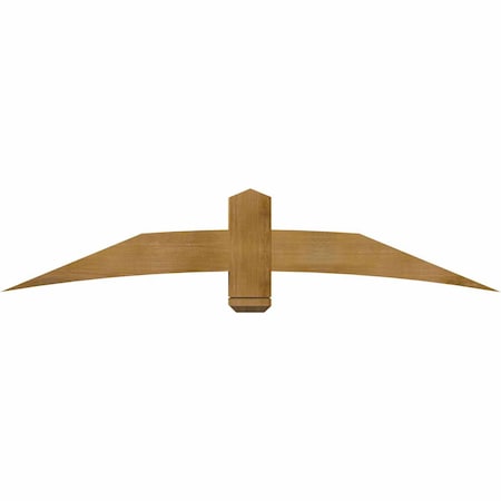 Ekena Millwork Bellingham Rough Sawn Timber Gable Bracket, Western Red Cedar, 72"W x 15"H x 6"D x 6"F, 5/12 Pitch GBW072X15X0606BEL00RWR